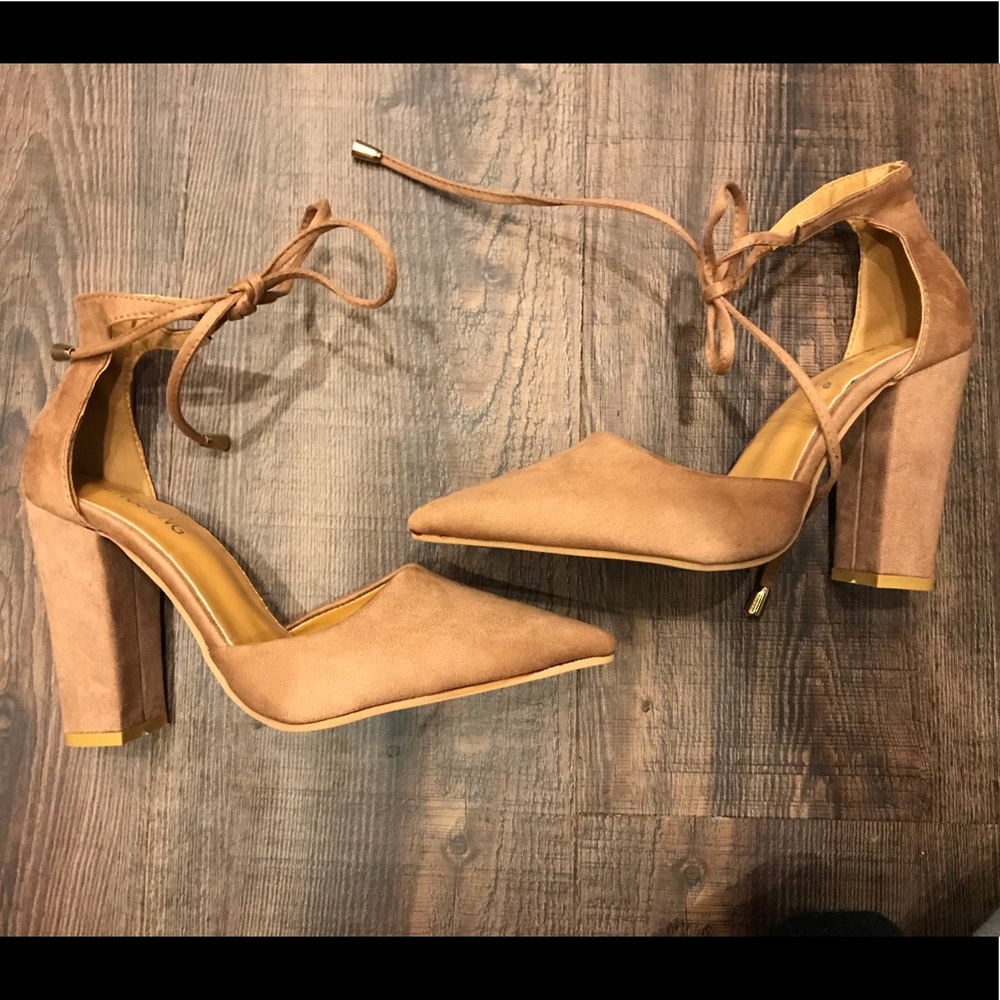 New tan stilettos